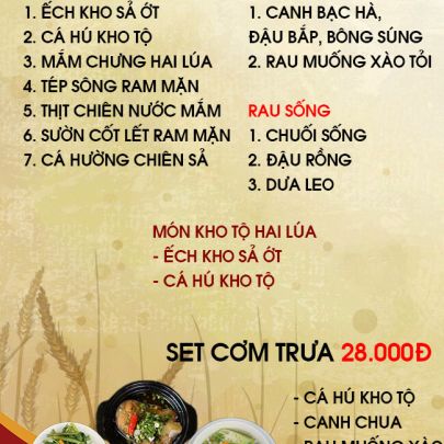 CƠM TRƯA NGÀY 08-12-2022