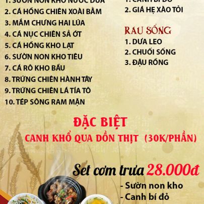 CƠM TRƯA NGÀY 17-06-2025