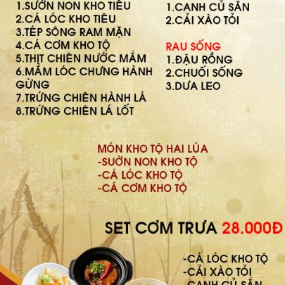 CƠM TRƯA NGÀY 09-11-2022
