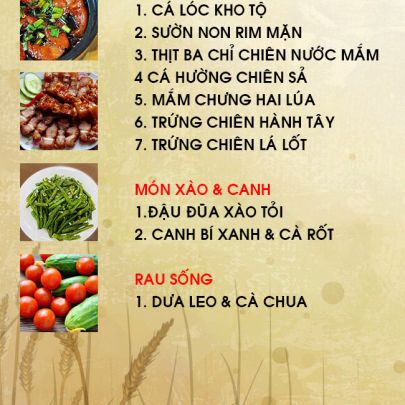 CƠM TRƯA NGÀY 12-04-2022