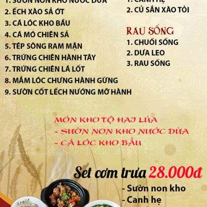 CƠM TRƯA NGÀY 21-02-2025