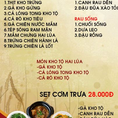 CƠM TRƯA NGÀY 08-11-2022