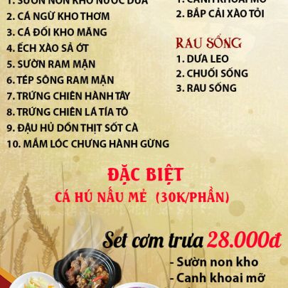 CƠM TRƯA NGÀY 19-05-2025