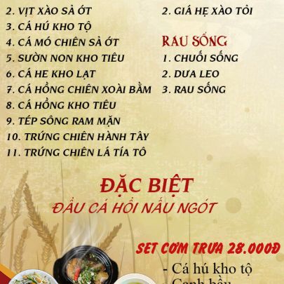 CƠM TRƯA NGÀY 17-10-2025