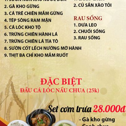 CƠM TRƯA NGÀY 08-05-2025