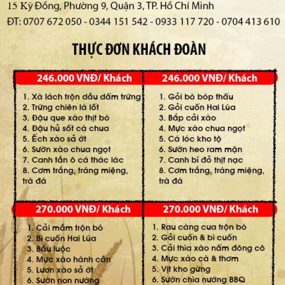 THỰC ĐƠN 3