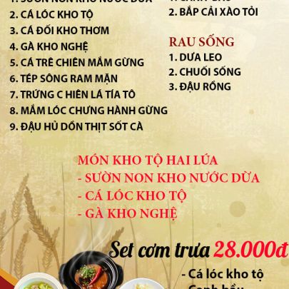 CƠM TRƯA NGÀY 26-03-2025