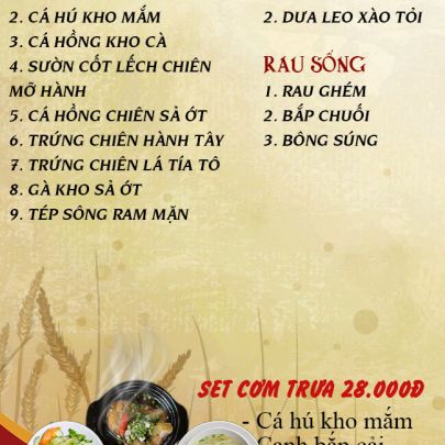 CƠM TRƯA NGÀY 25-07-2025