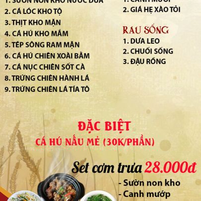 CƠM TRƯA NGÀY 21-08-2025