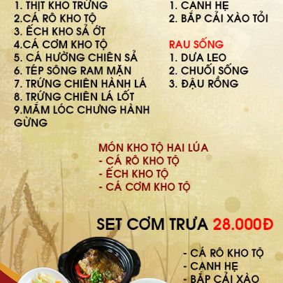 CƠM TRƯA NGÀY 14-11-2022