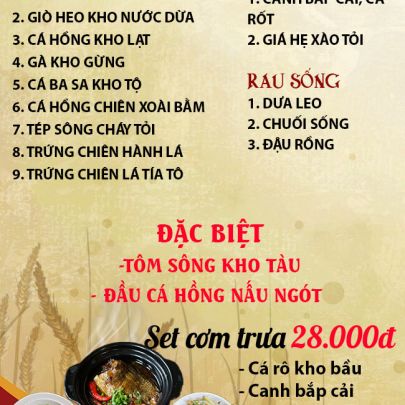 CƠM TRƯA NGÀY 07-01-2026