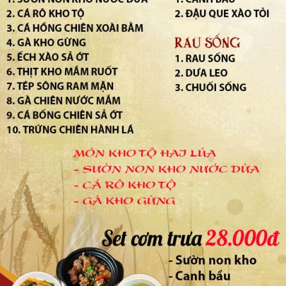 CƠM TRƯA NGÀY 07-01-2025