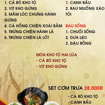 CƠM TRƯA NGÀY 01-02-2022