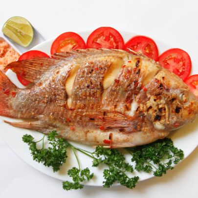 Cá Diêu Hồng nướng muối ớt