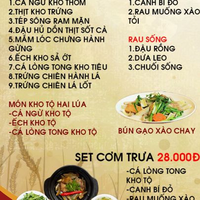 CƠM TRƯA NGÀY 07-11-2022