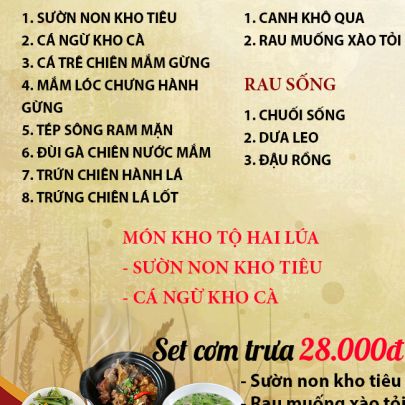 CƠM TRƯA NGÀY 19-06-2023