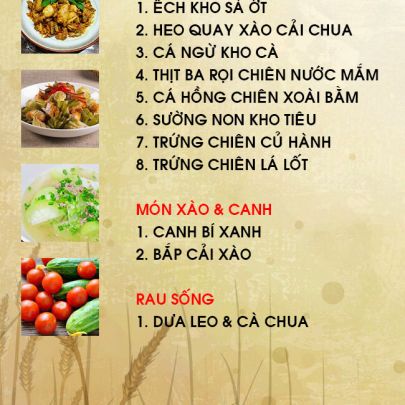CƠM TRƯA NGÀY 19-04-2022