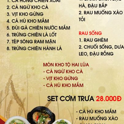 CƠM TRƯA NGÀY 13-12-2022