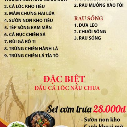 CƠM TRƯA NGÀY 05-11-2025