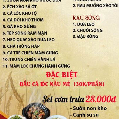 CƠM TRƯA NGÀY 18-06-2025