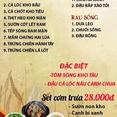 CƠM TRƯA NGÀY 10-12-2025