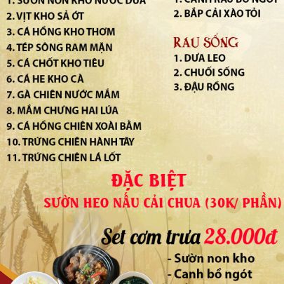 CƠM TRƯA NGÀY 11-09-2025