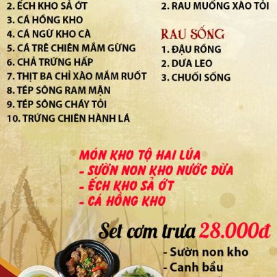 CƠM TRƯA NGÀY 10-12-2024