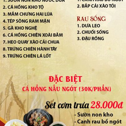CƠM TRƯA NGÀY 14-08-2025