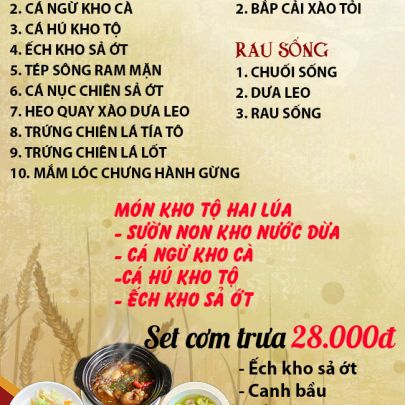 CƠM TRƯA NGÀY 03-06-2024