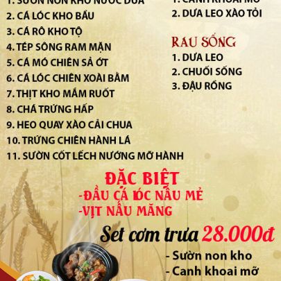 CƠM TRƯA NGÀY 12-09-2025