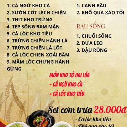CƠM TRƯA NGÀY 03-04-2023