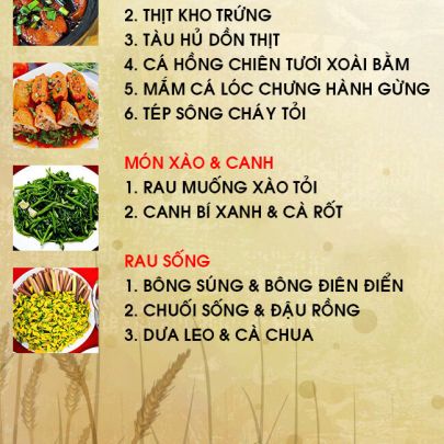 CƠM TRƯA NGÀY 21-03-2022