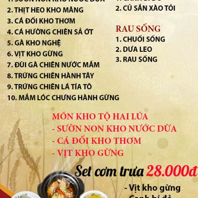 CƠM TRƯA NGÀY 12-02-2025