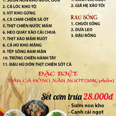CƠM TRƯA NGÀY 10-04-2025