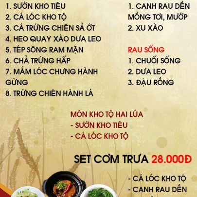 CƠM TRƯA NGÀY 21-12-2022