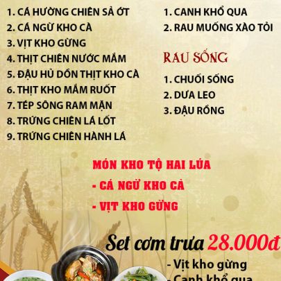 CƠM TRƯA NGÀY 08-08-2023