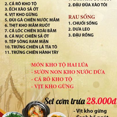 CƠM TRƯA NGÀY 18-02-2025