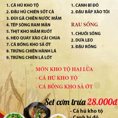 CƠM TRƯA NGÀY 08-06-2023