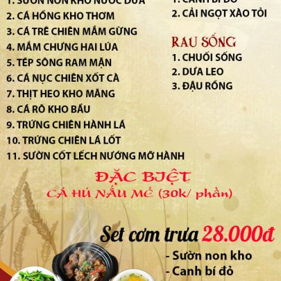 CƠM TRƯA NGÀY 03-04-2025