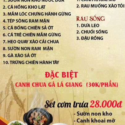 CƠM TRƯA NGÀY 11-06-2025