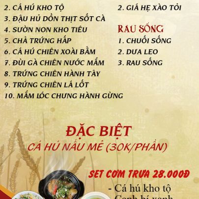 CƠM TRƯA NGÀY 27-06-2025