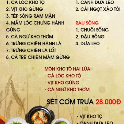 CƠM TRƯA NGÀY 05-12-2022