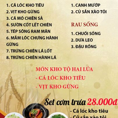 CƠM TRƯA NGÀY 09-06-2023
