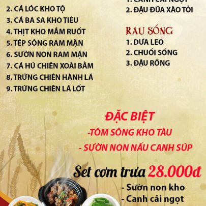 CƠM TRƯA NGÀY 11-12-2025